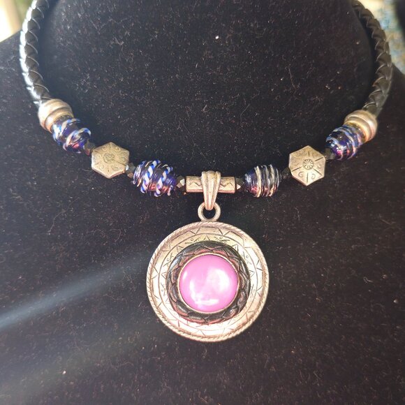 Chico's Necklace Collar Iridescent - Picture 4 of 5